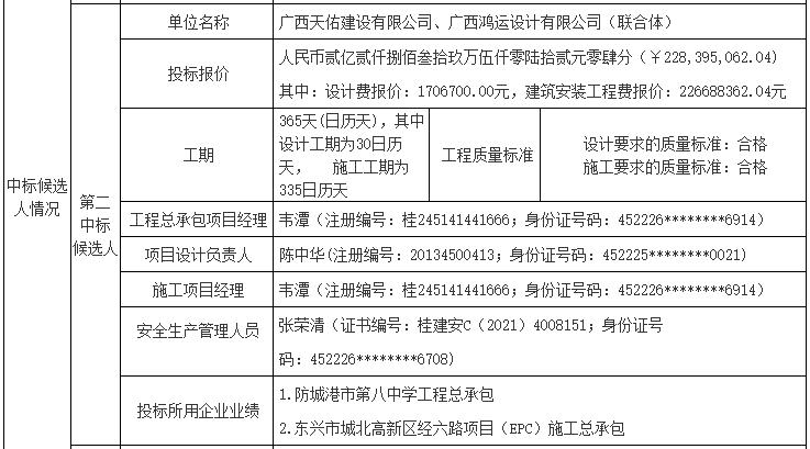 广西兴宾区镇级污水处理厂及配套管网扩容改造项目（EPC）工程总承包中标候选人公示(图3)