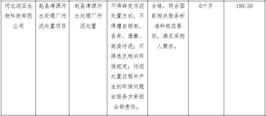 赵县清源污水处理厂污泥处置项目公开招标中标公告(图4)
