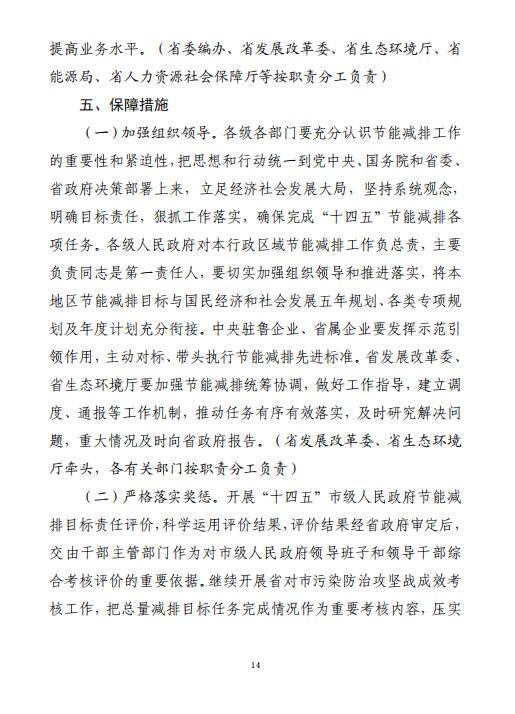 山东省“十四五”节能减排综合工作方案（征求意见稿）(图14)