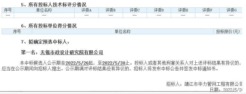 无锡市政设计院中标江苏省靖江市供水、污水管网完善工程（三期）(图2)
