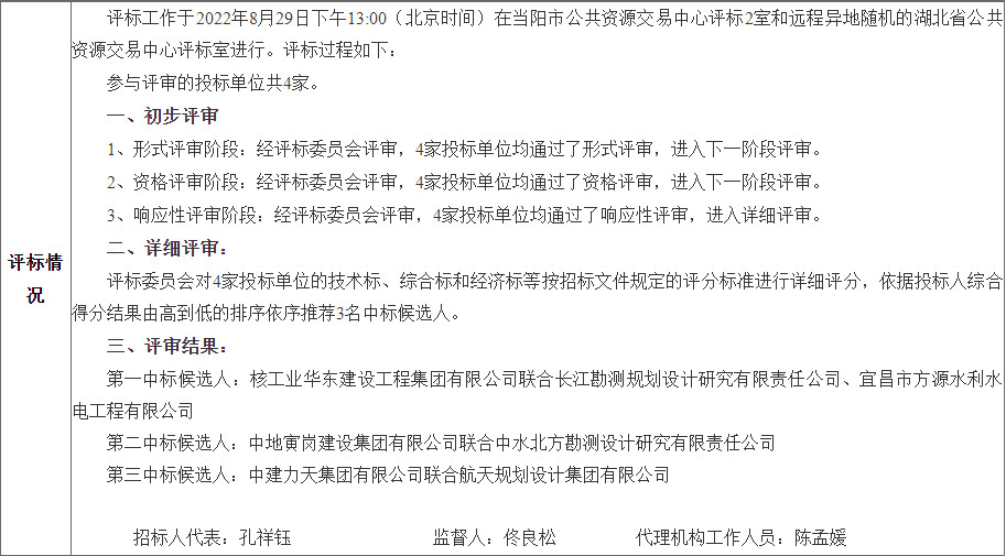 超6亿！湖北当阳市再生水循环利用及水环境生态治理工程EPC中标候选人公示!(图4)