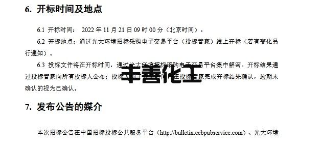 光大环保能源（镇江）有限公司高分子脱硝剂年采招标公告(图6)