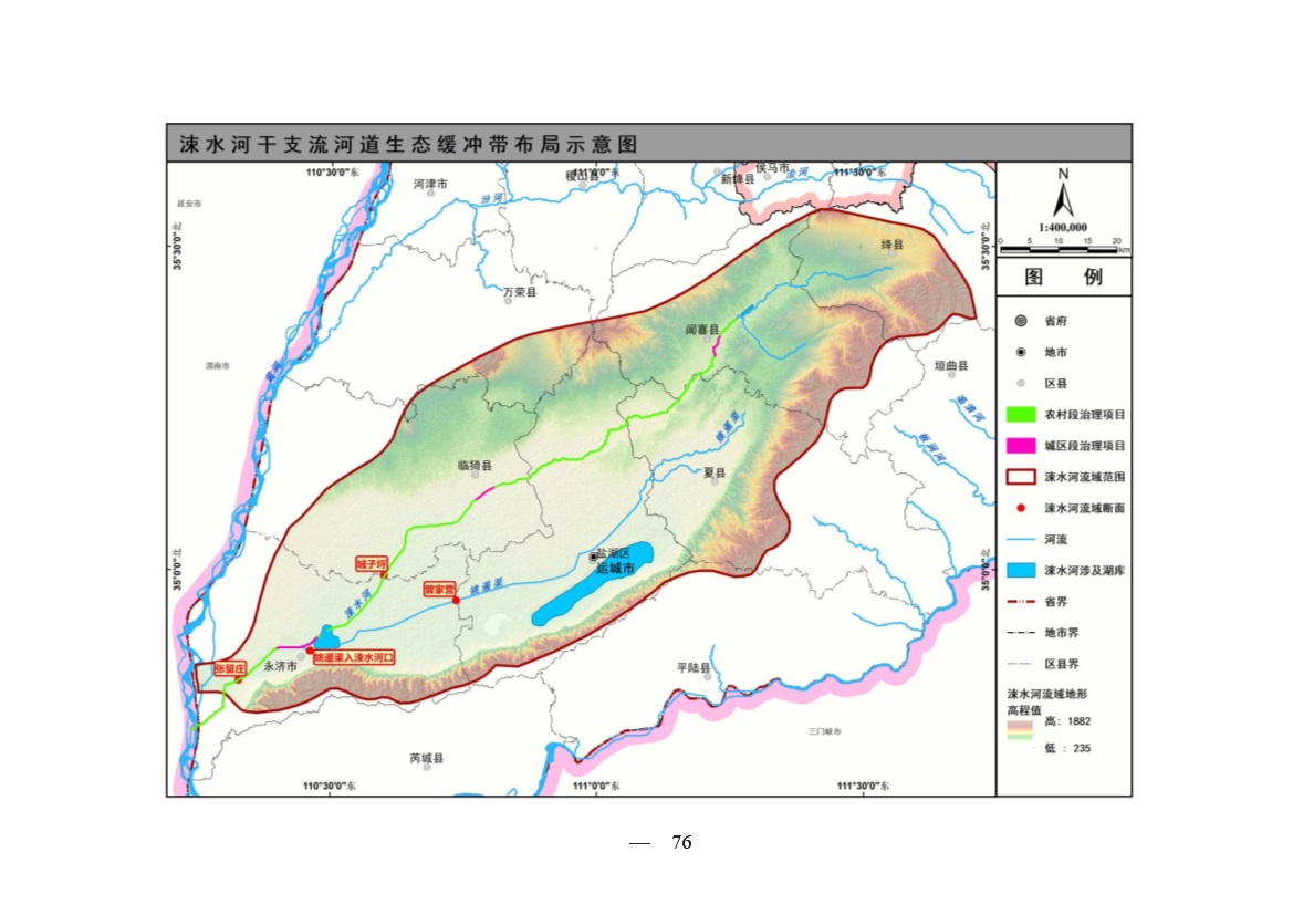 黄河流域（山西）水生态环境建设规划（2022-2025 年）(图74)