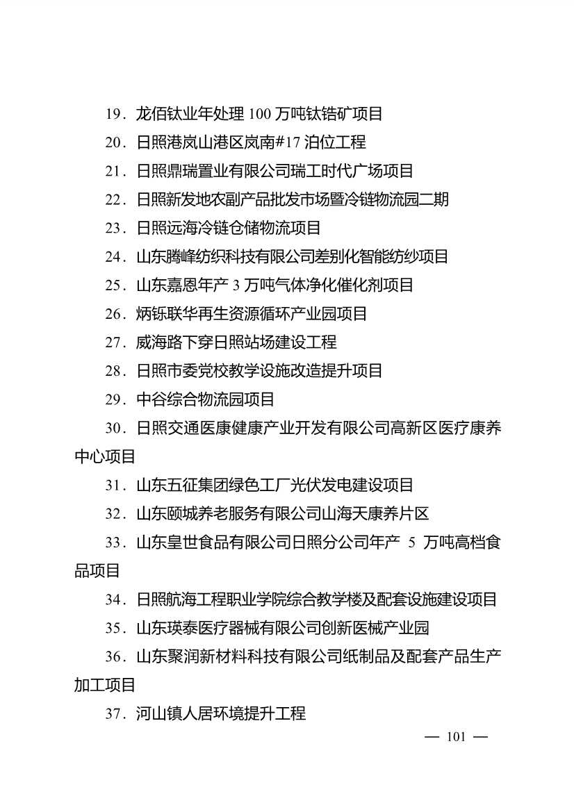 020710061122_0日照市深化新旧动能转换推动绿色低碳高质量发展三年行动计划项目清单_16.jpg 503个重点项目!日照市深化新旧动能转换推动绿色低碳高质量发展三年行动计划项目清单发布!(图16)
