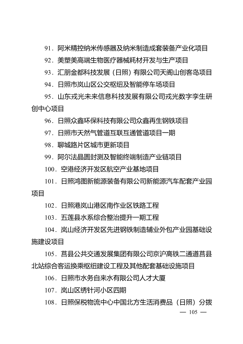 020710061122_0日照市深化新旧动能转换推动绿色低碳高质量发展三年行动计划项目清单_20.jpg 503个重点项目!日照市深化新旧动能转换推动绿色低碳高质量发展三年行动计划项目清单发布!(图20)
