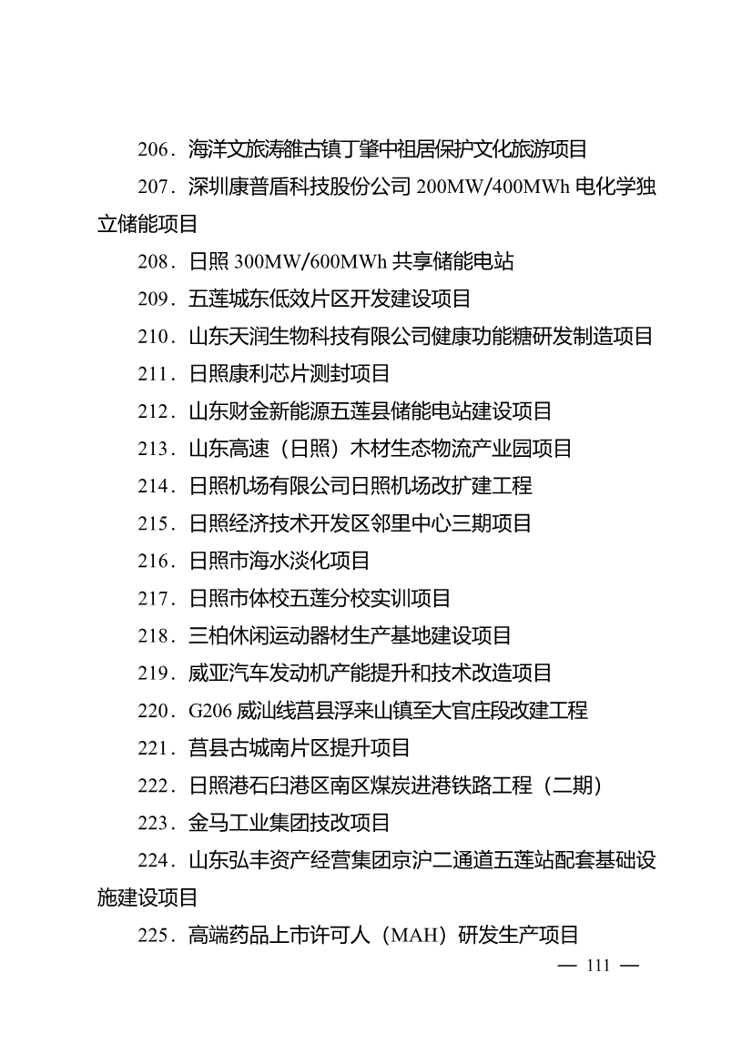 020710061122_0日照市深化新旧动能转换推动绿色低碳高质量发展三年行动计划项目清单_26.jpg 503个重点项目!日照市深化新旧动能转换推动绿色低碳高质量发展三年行动计划项目清单发布!(图26)
