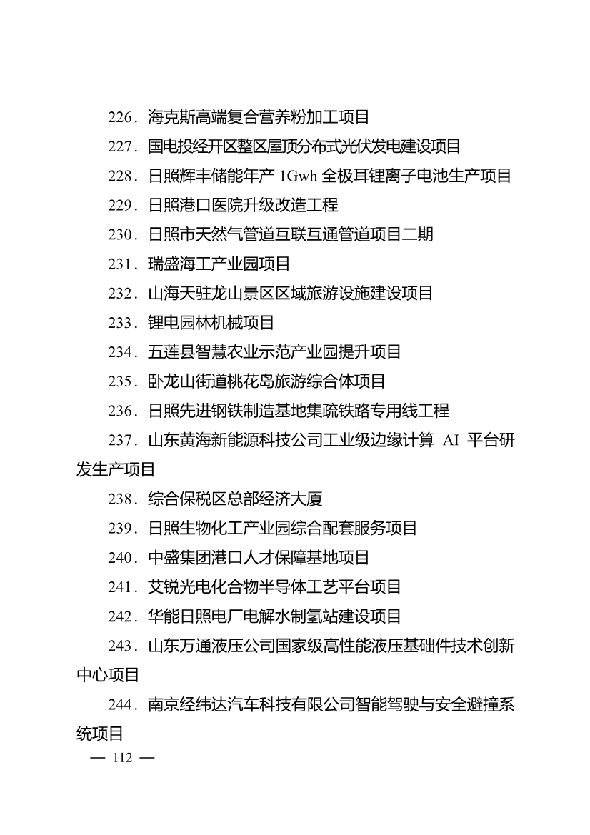 020710061122_0日照市深化新旧动能转换推动绿色低碳高质量发展三年行动计划项目清单_27.jpg 503个重点项目!日照市深化新旧动能转换推动绿色低碳高质量发展三年行动计划项目清单发布!(图27)