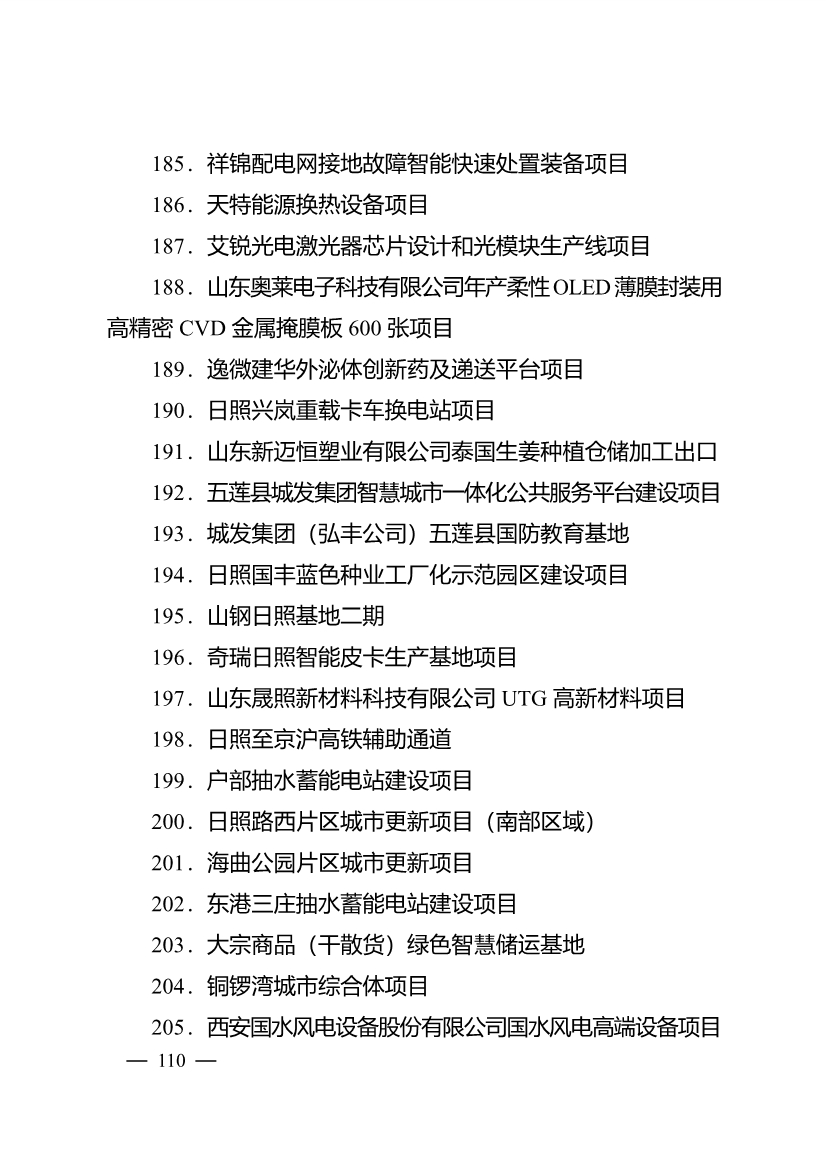020710061122_0日照市深化新旧动能转换推动绿色低碳高质量发展三年行动计划项目清单_25.jpg 503个重点项目!日照市深化新旧动能转换推动绿色低碳高质量发展三年行动计划项目清单发布!(图25)